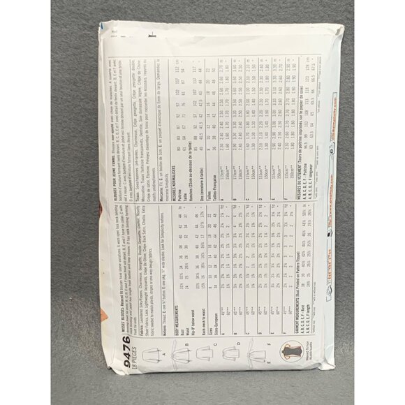 Simplicity Pattern 9476 Womens Blouses Sizes 8-14 - Picture 2 of 2